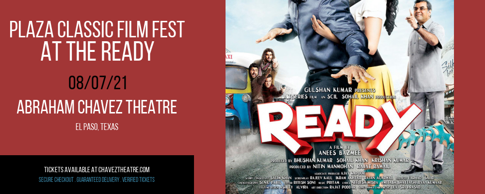 Plaza Classic Film Fest - At the Ready at Abraham Chavez Theatre tickets Plaza Classic Film Fest - At the Ready at Abraham Chavez Theatre