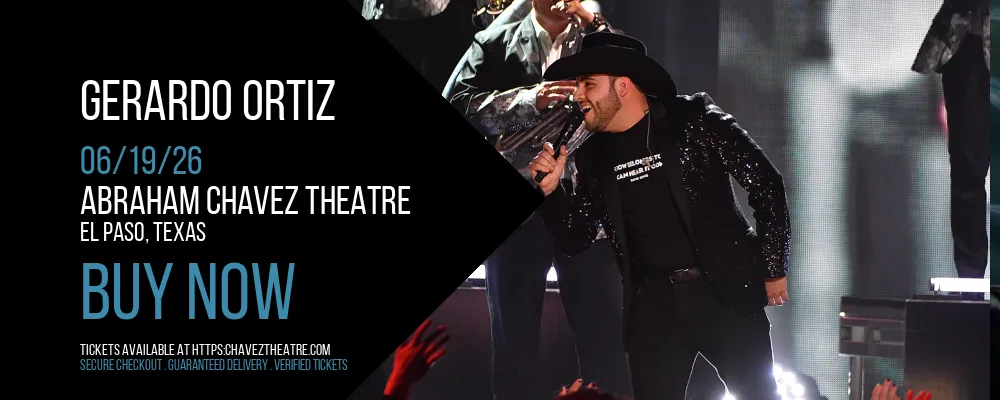 Gerardo Ortiz at Abraham Chavez Theatre